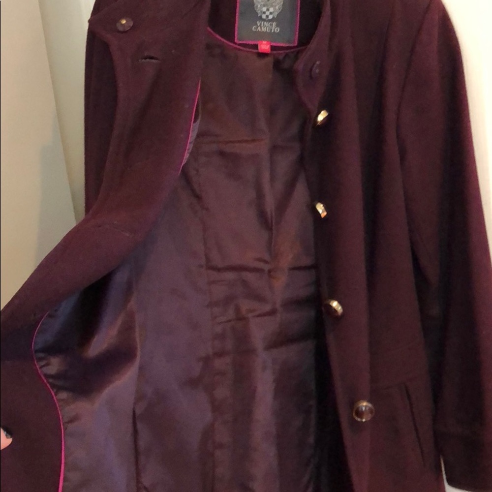Vince Camuto Burgundy Winter Coat - FINAL SALE - Picture 5 of 6